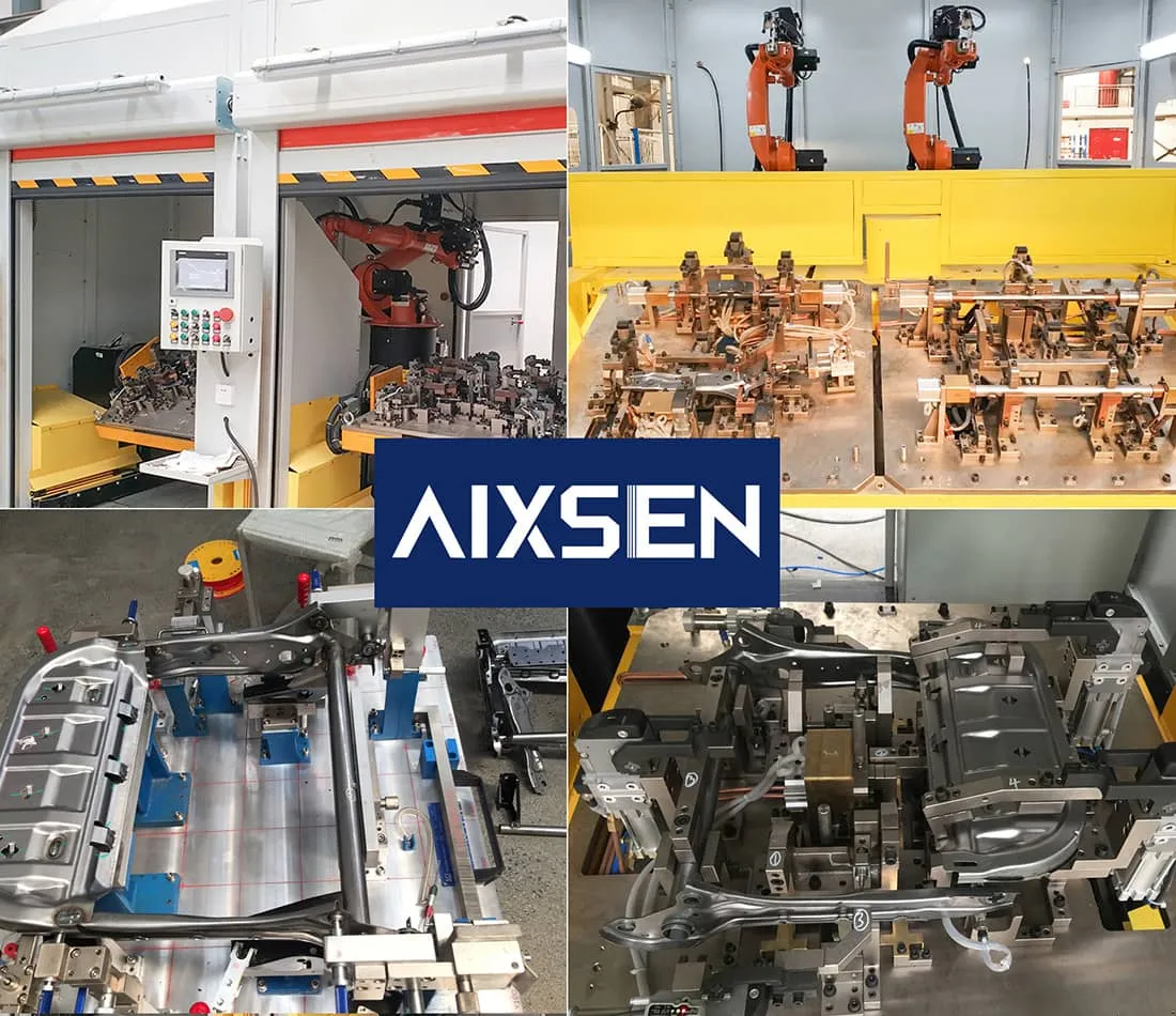 Custom robotic fixtures and positioners designed for stable and repeatable automation