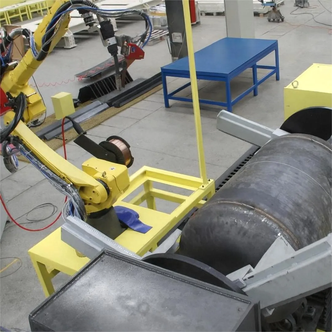Production ready robotic welding automation for tank and boiler manufacturing