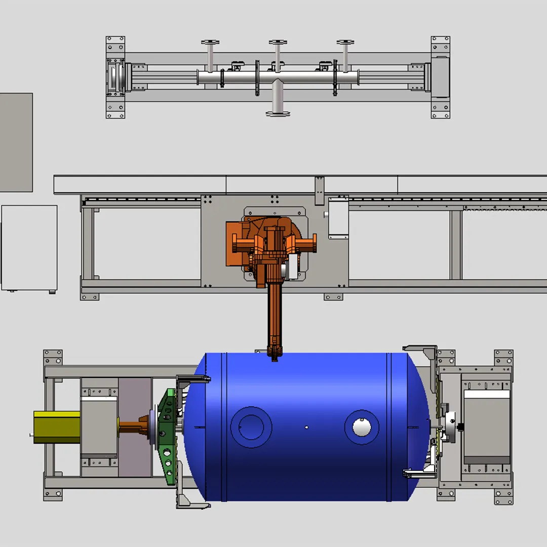 Code compliant robotic welding system for tank and boiler vessel fabrication