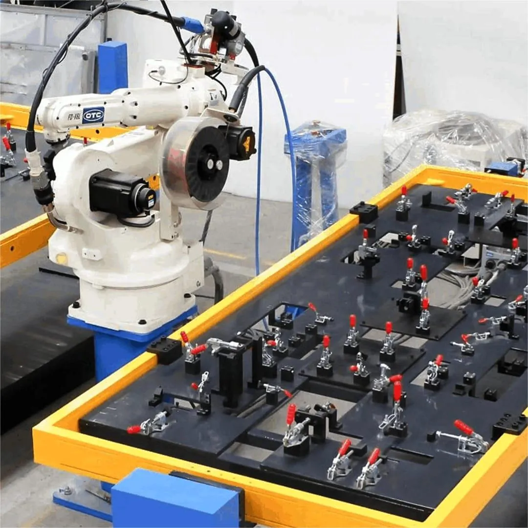 Robotic welding applications for metal furniture frames including chairs tables and beds
