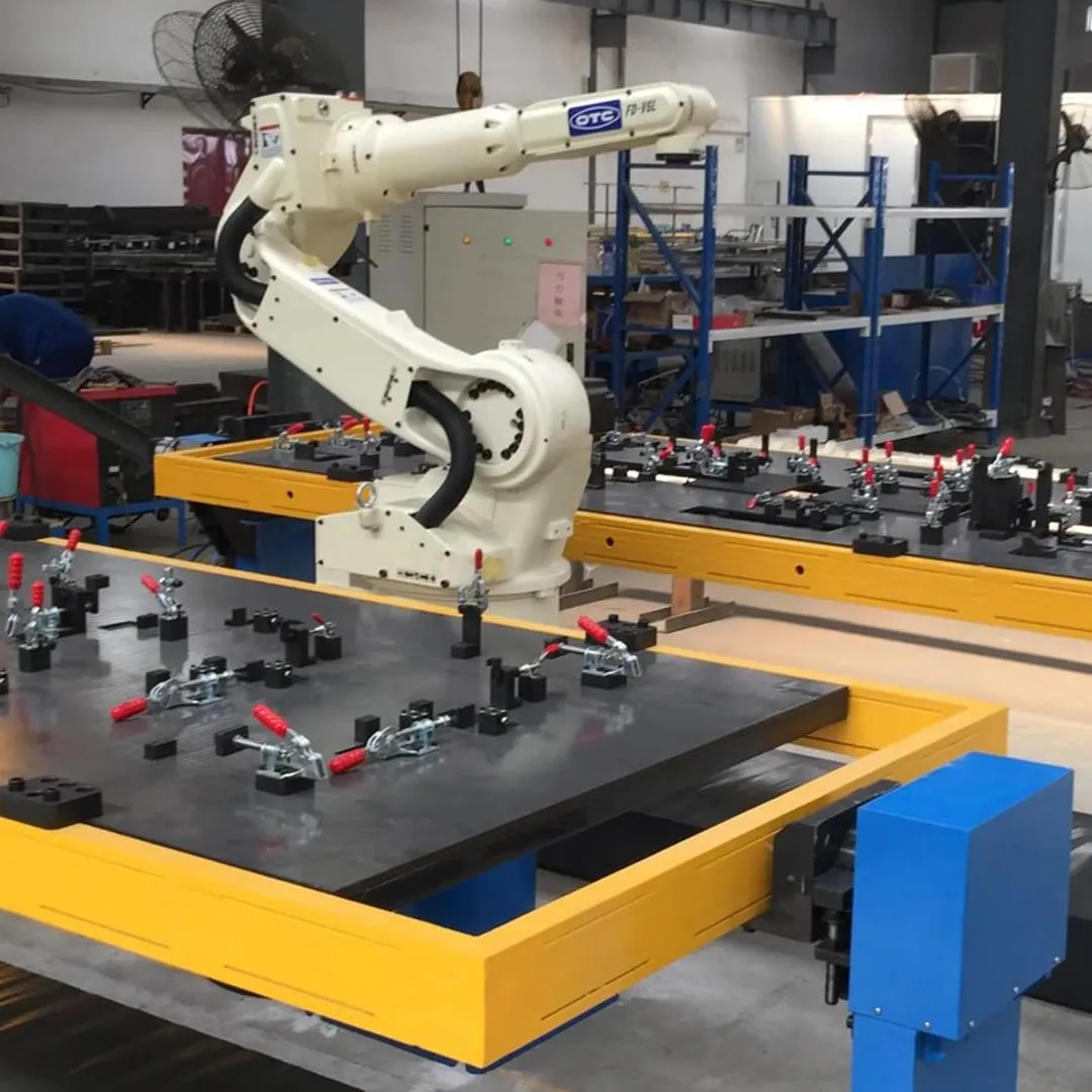 Easy to operate robotic welding system with fast changeover for furniture manufacturing