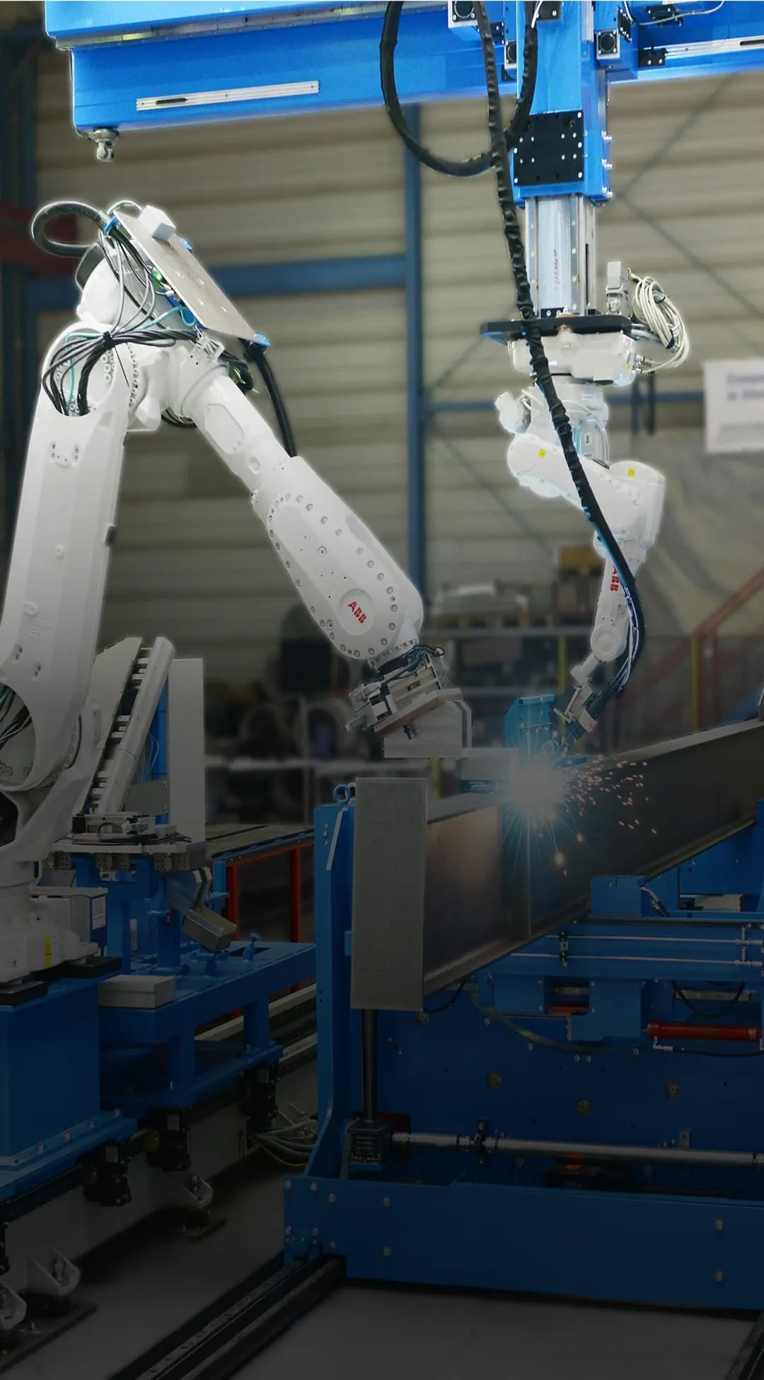 Robotic welding solution for H-beam and structural steel fabrication