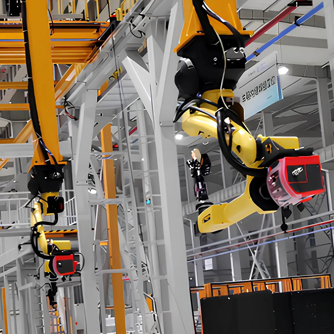 High throughput robotic welding system for consistent semi trailer production