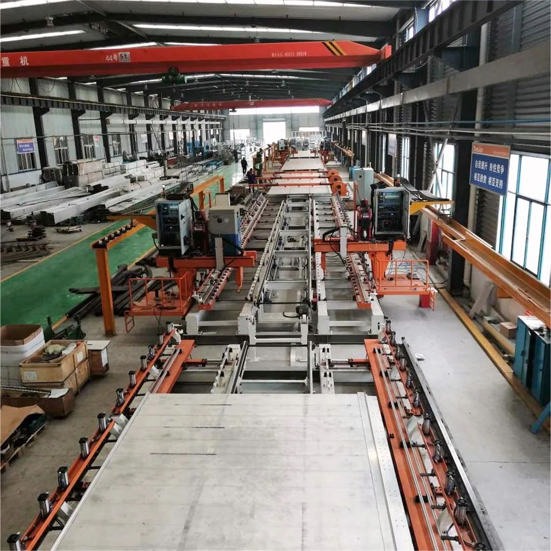 Custom robotic welding system tailored to semi trailer production workflows